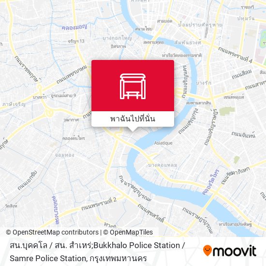 สน.บุคคโล / สน. สำเหร่;Bukkhalo Police Station / Samre Police Station แผนที่