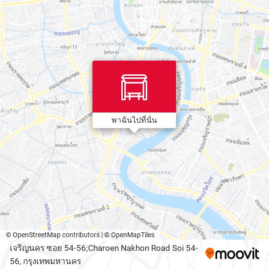 เจริญนคร ซอย 54-56;Charoen Nakhon Road Soi 54-56 แผนที่