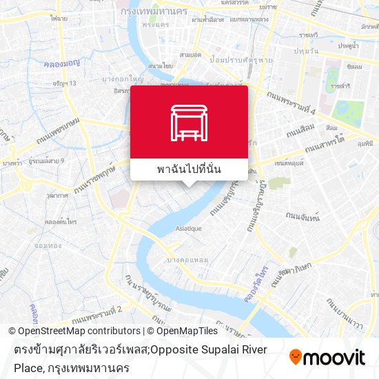 ตรงข้ามศุภาลัยริเวอร์เพลส;Opposite Supalai River Place แผนที่