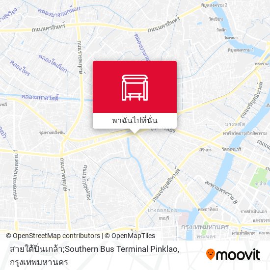 สายใต้ปิ่นเกล้า;Southern Bus Terminal Pinklao แผนที่