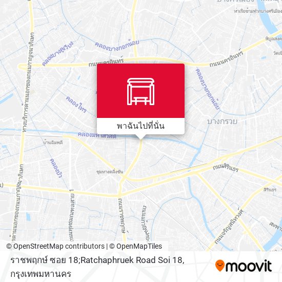 ราชพฤกษ์ ซอย 18;Ratchaphruek Road Soi 18 แผนที่