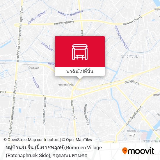 หมู่บ้านร่มรื่น (ฝั่งราชพฤกษ์);Romruen Village (Ratchaphruek Side) แผนที่