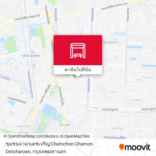 ชุมชนจามรเดชเจริญ;Chumchon Chamon Detcharoen แผนที่