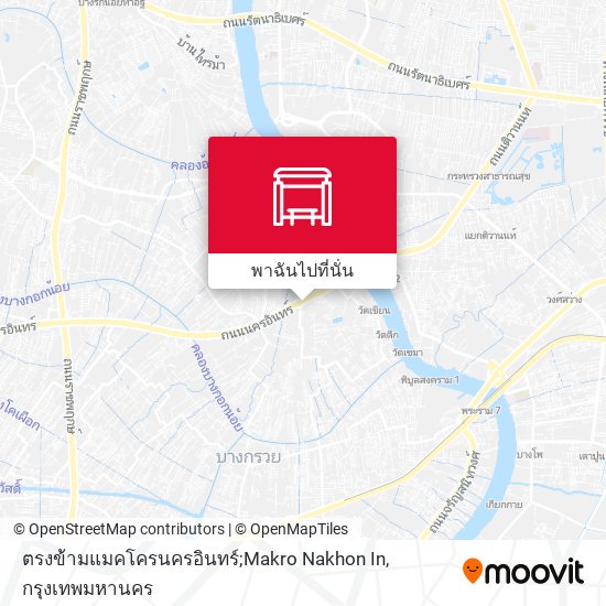 ตรงข้ามแมคโครนครอินทร์;Makro Nakhon In แผนที่