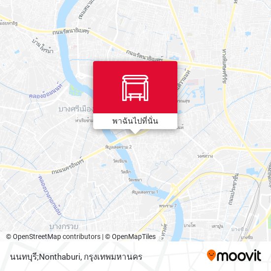 นนทบุรี;Nonthaburi แผนที่