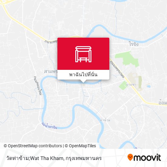 วัดท่าข้าม;Wat Tha Kham แผนที่