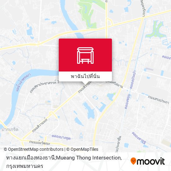 ทางแยกเมืองทองธานี;Mueang Thong Intersection แผนที่