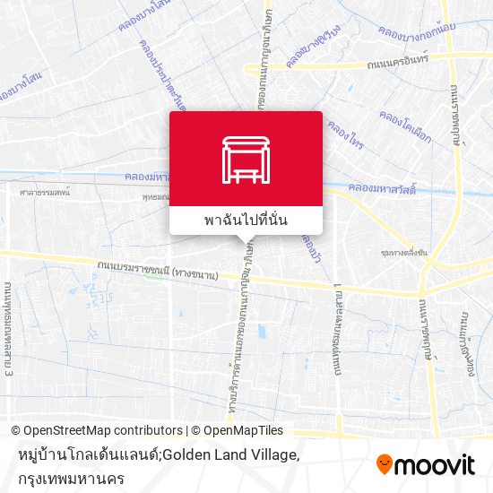 หมู่บ้านโกลเด้นแลนด์;Golden Land Village แผนที่