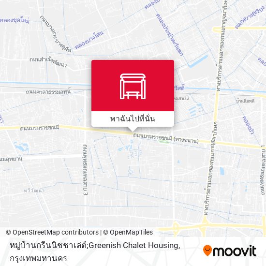 หมู่บ้านกรีนนิชชาเล่ต์;Greenish Chalet Housing แผนที่