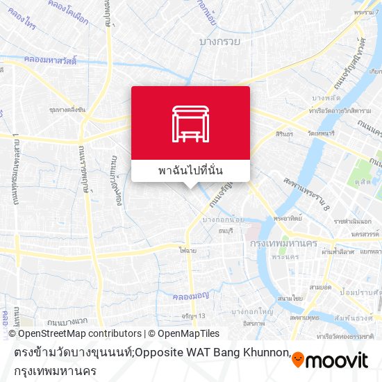 ตรงข้ามวัดบางขุนนนท์;Opposite WAT Bang Khunnon แผนที่