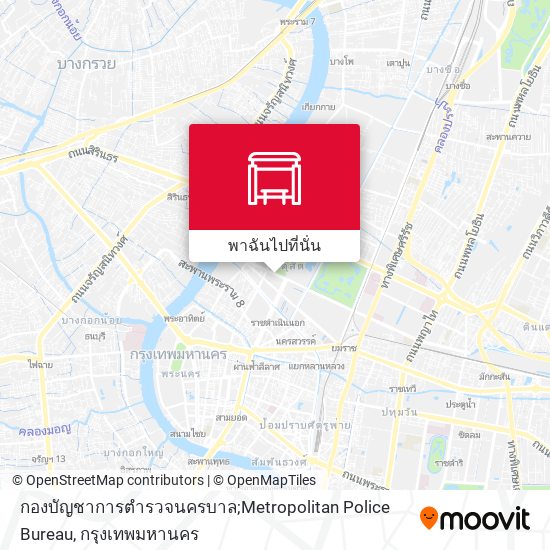 กองบัญชาการตำรวจนครบาล;Metropolitan Police Bureau แผนที่