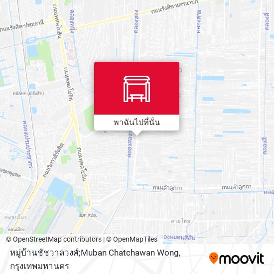 หมู่บ้านชัชวาลวงศ์;Muban Chatchawan Wong แผนที่