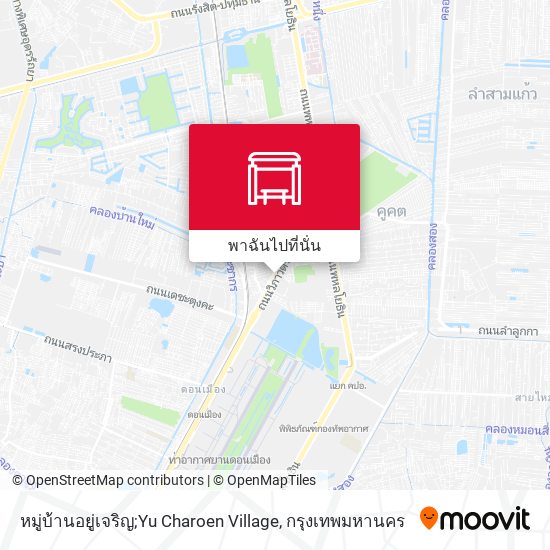 หมู่บ้านอยู่เจริญ;Yu Charoen Village แผนที่