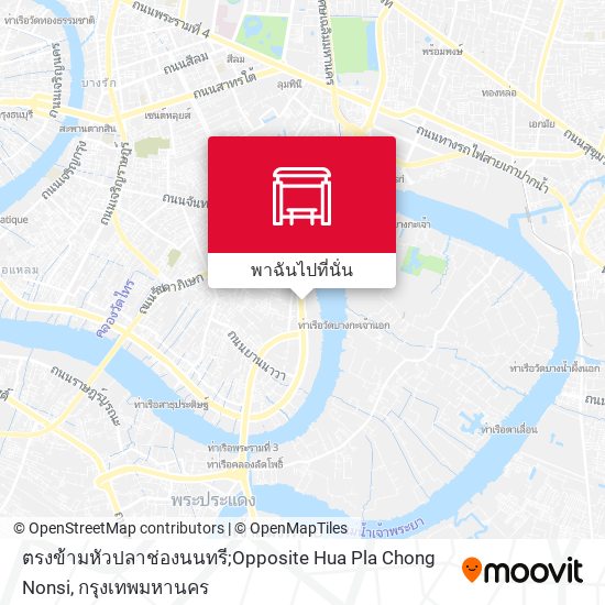 ตรงข้ามหัวปลาช่องนนทรี;Opposite Hua Pla Chong Nonsi แผนที่