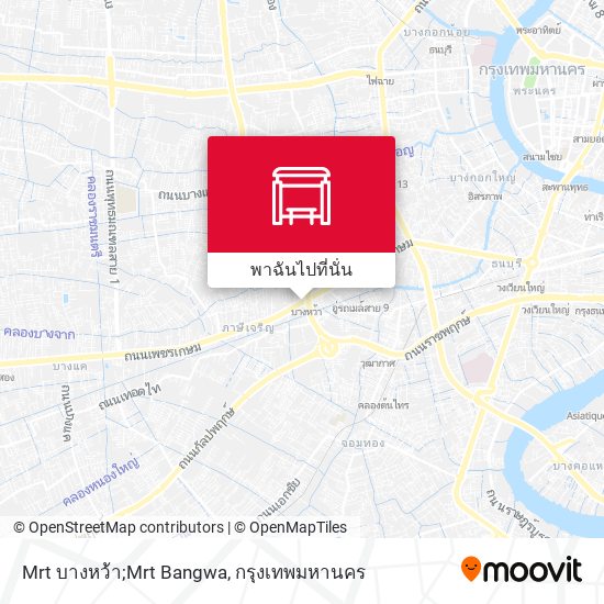 Mrt บางหว้า;Mrt Bangwa แผนที่