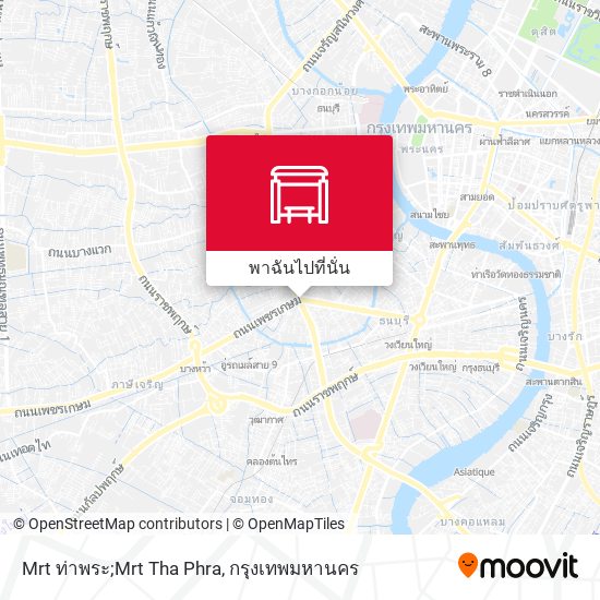 Mrt ท่าพระ;Mrt Tha Phra แผนที่