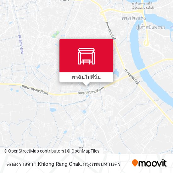 คลองรางจาก;Khlong Rang Chak แผนที่