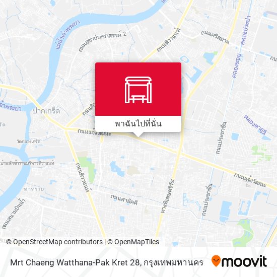 Mrt Chaeng Watthana-Pak Kret 28 แผนที่