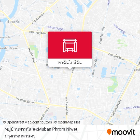 หมู่บ้านพรมนิเวศ;Muban Phrom Niwet แผนที่