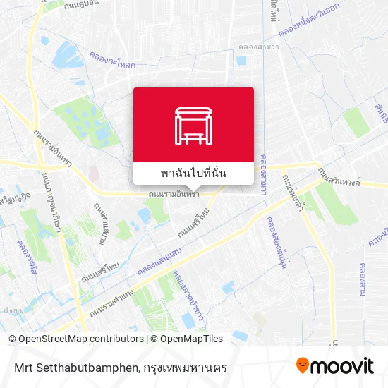 Mrt Setthabutbamphen แผนที่