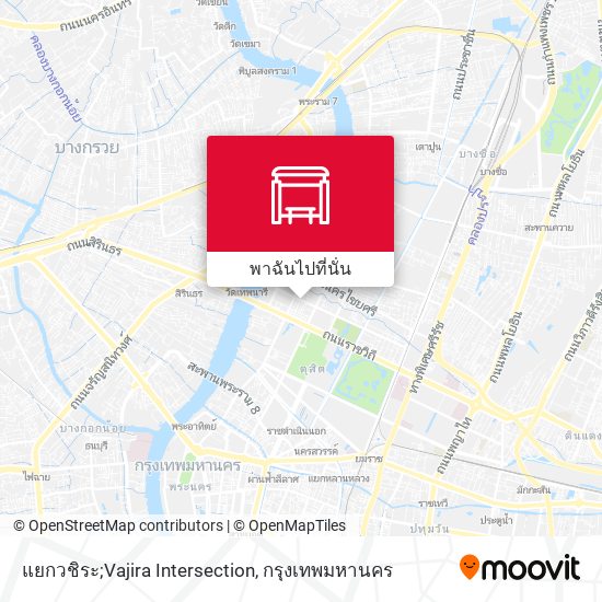 แยกวชิระ;Vajira Intersection แผนที่