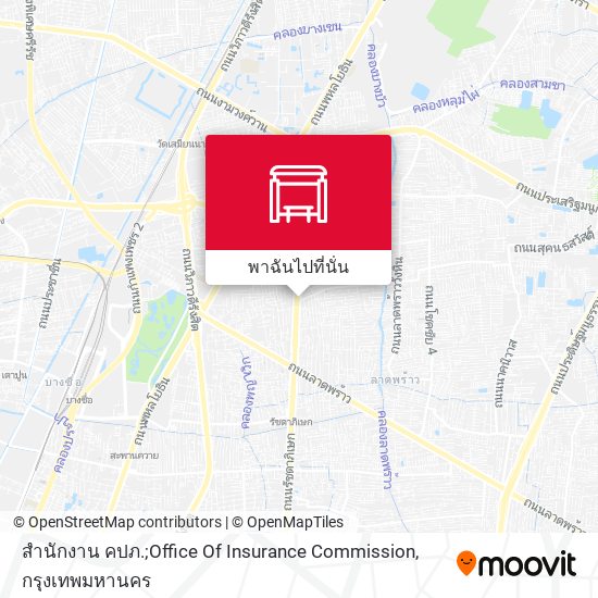 สำนักงาน คปภ.;Office Of Insurance Commission แผนที่