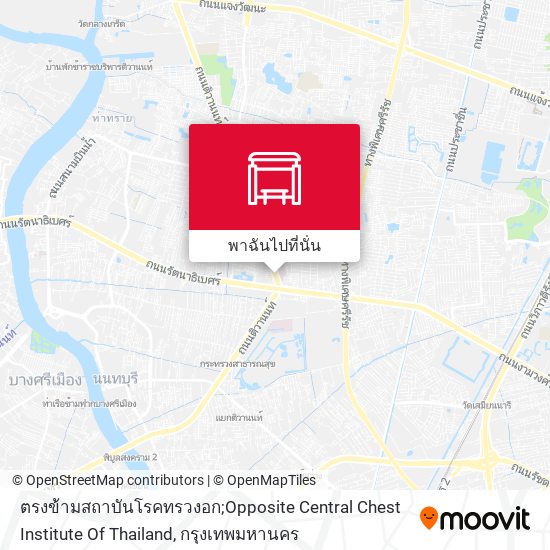 ตรงข้ามสถาบันโรคทรวงอก;Opposite Central Chest Institute Of Thailand แผนที่