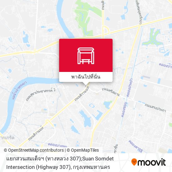 แยกสวนสมเด็จฯ (ทางหลวง 307);Suan Somdet Intersection (Highway 307) แผนที่