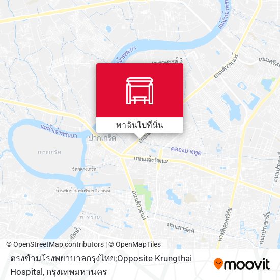 ตรงข้ามโรงพยาบาลกรุงไทย;Opposite Krungthai Hospital แผนที่