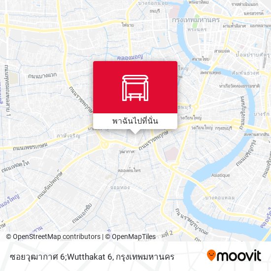 ซอยวุฒากาศ 6;Wutthakat 6 แผนที่