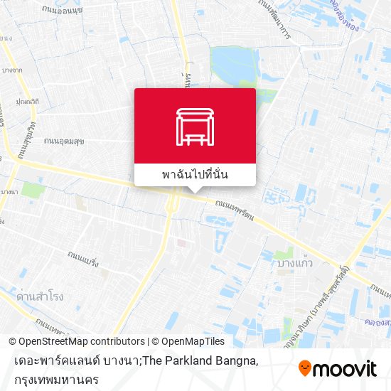 เดอะพาร์คแลนด์ บางนา;The Parkland Bangna แผนที่