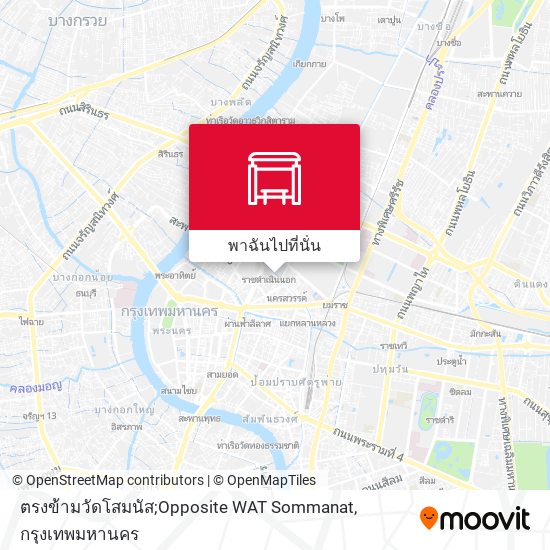 ตรงข้ามวัดโสมนัส;Opposite WAT Sommanat แผนที่