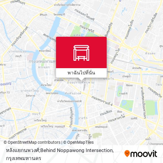 หลังแยกนพวงศ์;Behind Noppawong Intersection แผนที่