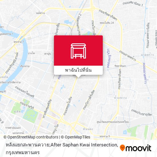 หลังแยกสะพานควาย;After Saphan Kwai Intersection แผนที่