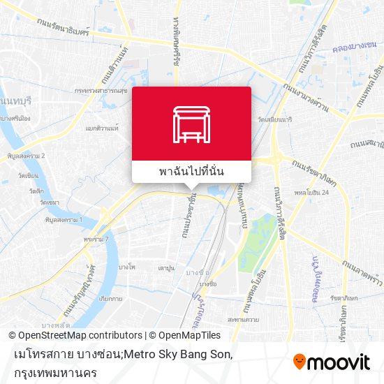 เมโทรสกาย บางซ่อน;Metro Sky Bang Son แผนที่