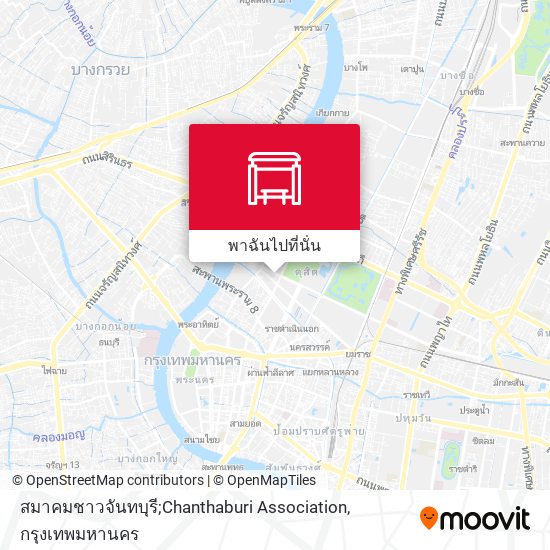 สมาคมชาวจันทบุรี;Chanthaburi Association แผนที่