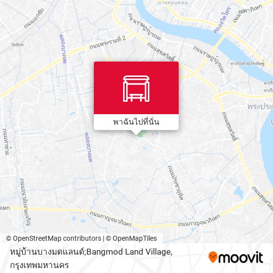 หมู่บ้านบางมดแลนด์;Bangmod Land Village แผนที่