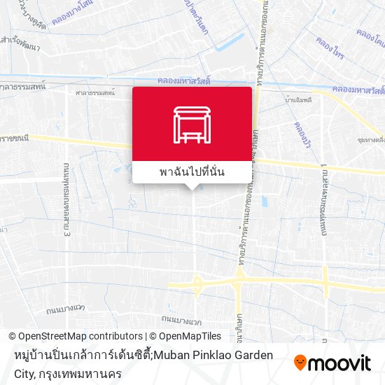 หมู่บ้านปิ่นเกล้าการ์เด้นซิตี้;Muban Pinklao Garden City แผนที่