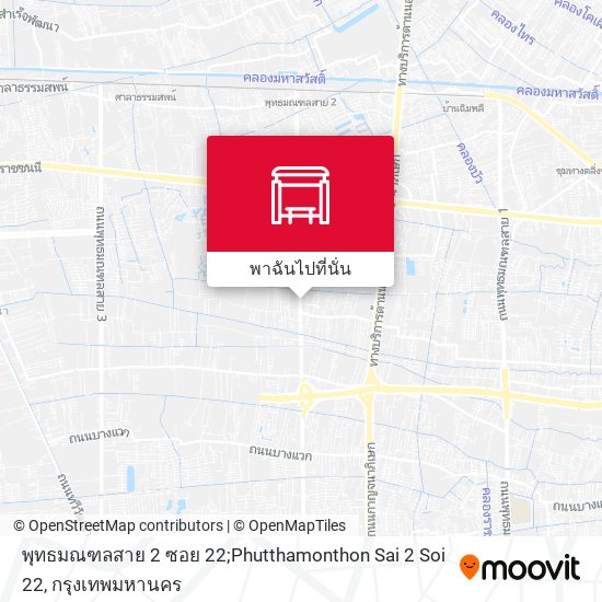 พุทธมณฑลสาย 2 ซอย 22;Phutthamonthon Sai 2 Soi 22 แผนที่