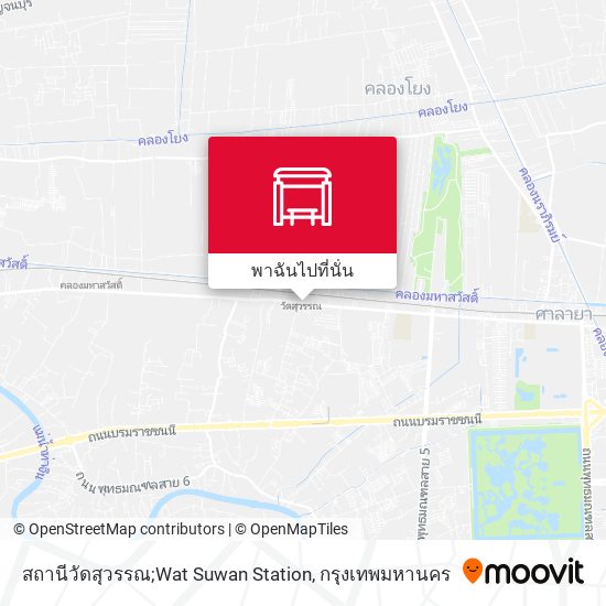 สถานีวัดสุวรรณ;Wat Suwan Station แผนที่
