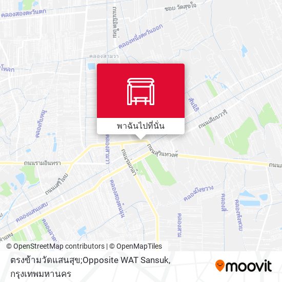 ตรงข้ามวัดแสนสุข;Opposite WAT Sansuk แผนที่