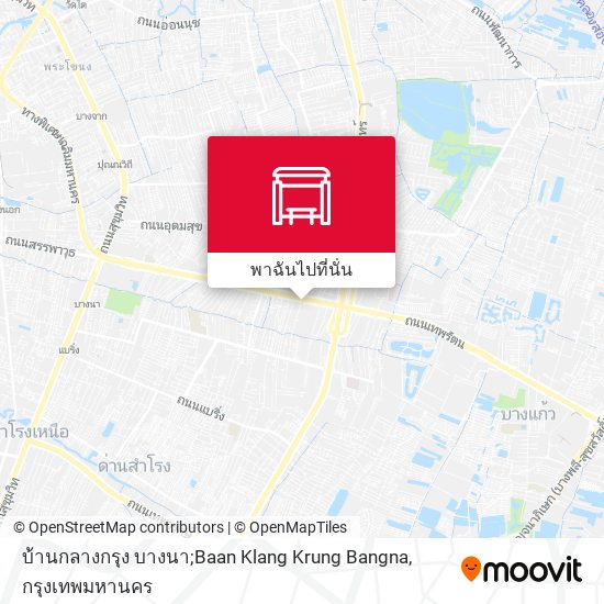 บ้านกลางกรุง บางนา;Baan Klang Krung Bangna แผนที่