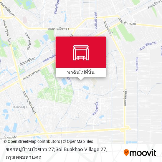 ซอยหมู่บ้านบัวขาว 27;Soi Buakhao Village 27 แผนที่