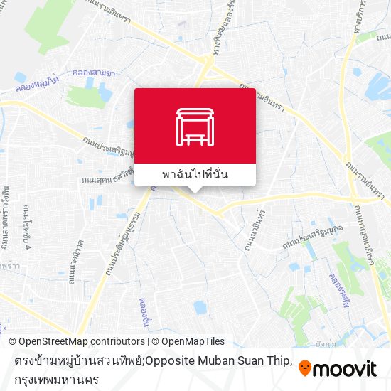 ตรงข้ามหมู่บ้านสวนทิพย์;Opposite Muban Suan Thip แผนที่