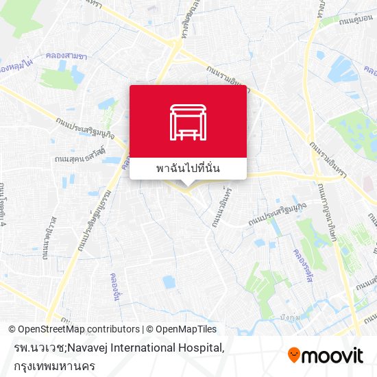 รพ.นวเวช;Navavej International Hospital แผนที่