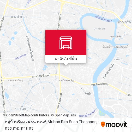 หมู่บ้านริมสวนธนานนท์;Muban Rim Suan Thananon แผนที่