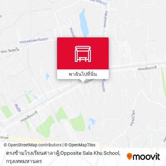 ตรงข้ามโรงเรียนศาลาคู้;Opposite Sala Khu School แผนที่