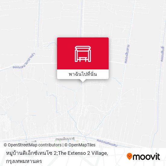 หมู่บ้านดิเอ็กซ์เทนโซ 2;The Extenso 2 Village แผนที่