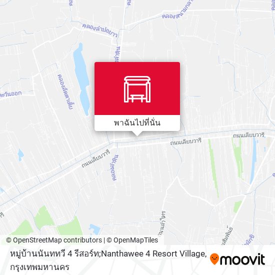 หมู่บ้านนันททวี 4 รีสอร์ท;Nanthawee 4 Resort Village แผนที่