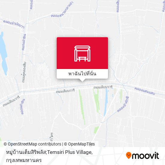 หมู่บ้านเต็มสิริพลัส;Temsiri Plus Village แผนที่